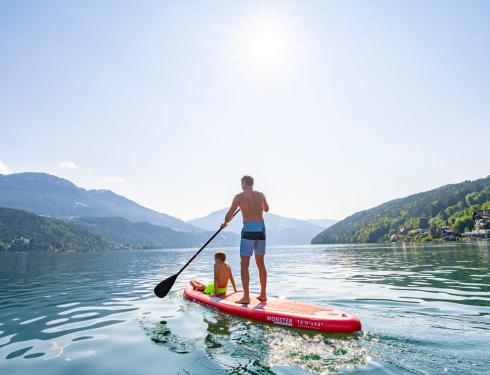 Stand Up Paddling am Millstätter See zu zweit