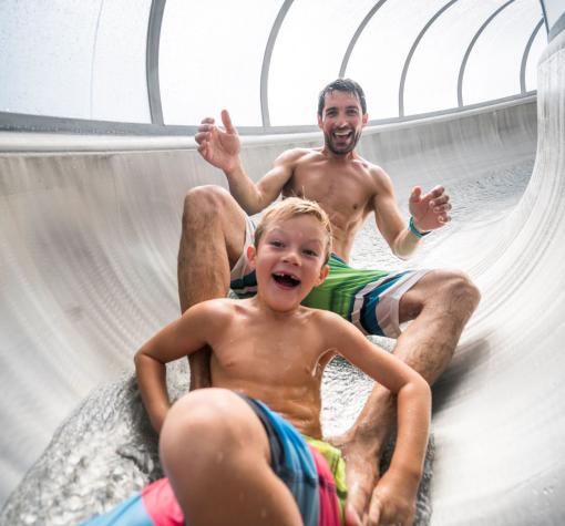 Nockberge Rutsche in der Therme St. Kathrein Therme St. Kathrein Nockberge Rutsche