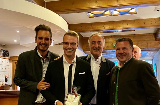 Moritz, Jannik, Gerald, Gerd Siegerehrung