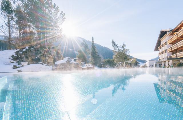 Pool Kirchheimerhof im Winter